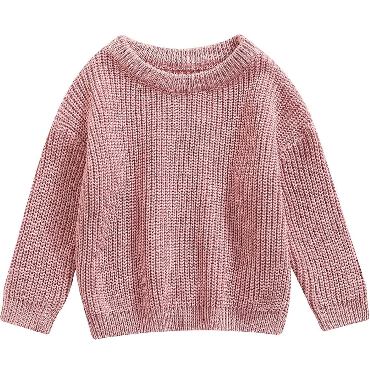 Pink knit sweater